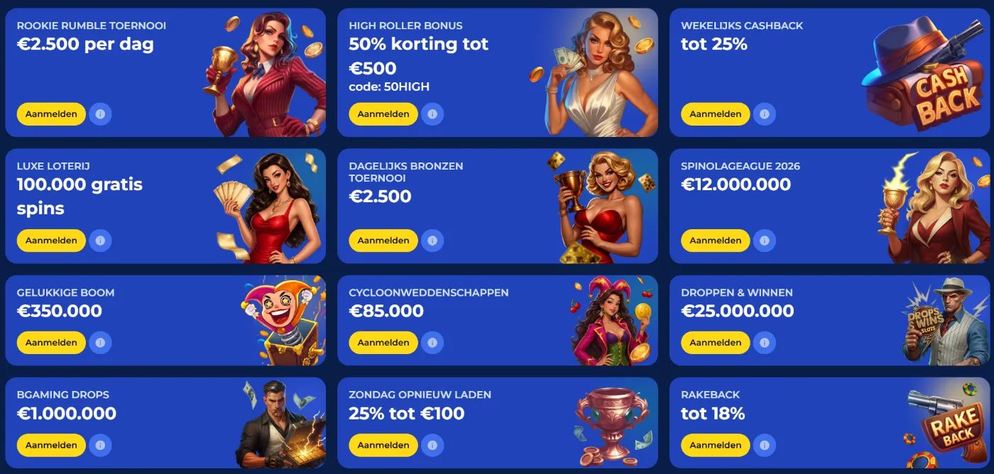 Carlospin Casino Promoties & Bonussen